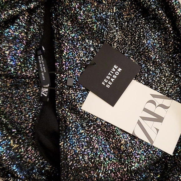 ZARA| Festive SPARKLY BODYSUIT - Picture 9 of 9
